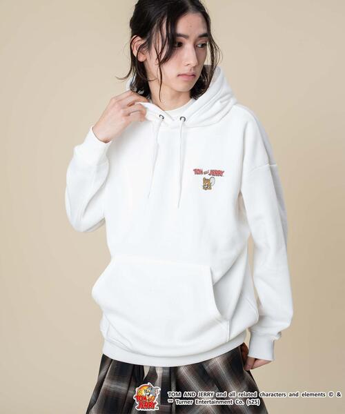 Tom&Jerry(トムアンドジェリー)の「∴WEGO/TOMandJERRYグラフィックプルパーカー(パーカー・メンズ・ホワイト/スミクロ・LARGE/MEDIUM)」の15枚目の写真