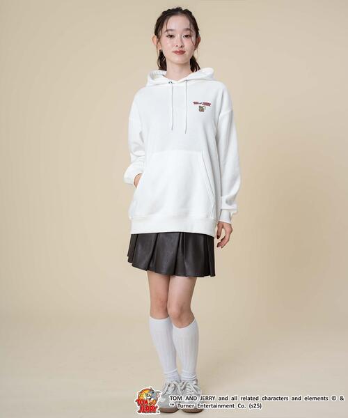 Tom&Jerry(トムアンドジェリー)の「∴WEGO/TOMandJERRYグラフィックプルパーカー(パーカー・メンズ・ホワイト/スミクロ・LARGE/MEDIUM)」の18枚目の写真