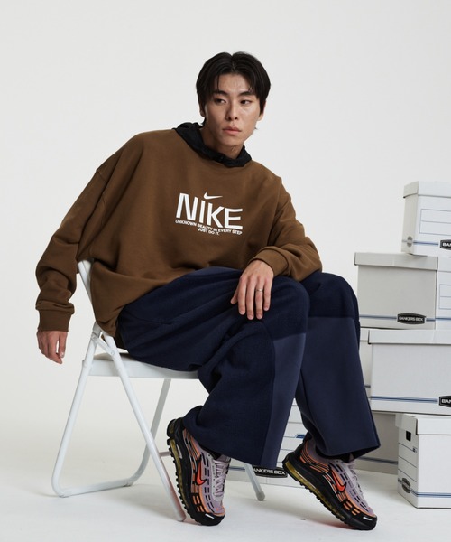 NIKE ナイキ 本物南米チリ代表選手支給品 ウェアー上S下M　レア 美品 セール】Nike スポーツウェア クラブ メンズ オーバーサイズド