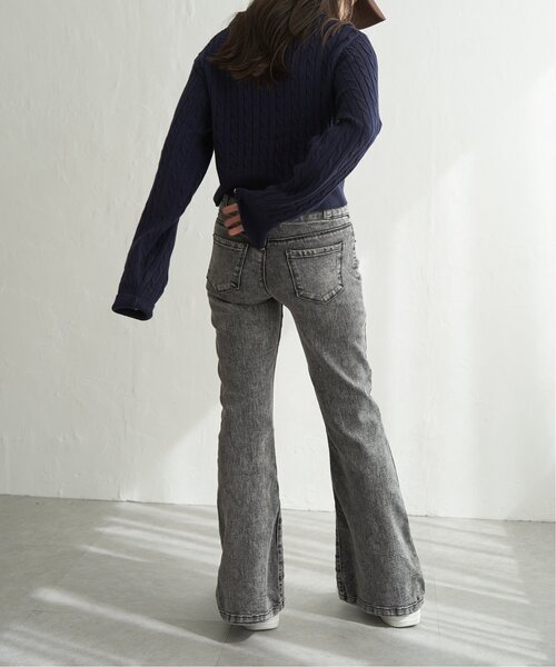 BEVERLY HILLS POLO CLUB（ビバリーヒルズポロクラブ）の「BEVERLY HILLS POLO CLUB ケーブル編みポロカーデ（カーディガン/ボレロ・レディース・ネイビー/レッド系/アイボリー・M）」の4枚目の写真