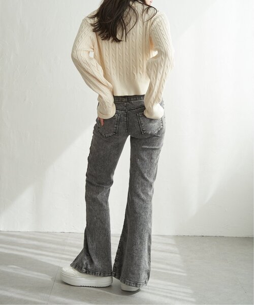 BEVERLY HILLS POLO CLUB（ビバリーヒルズポロクラブ）の「BEVERLY HILLS POLO CLUB ケーブル編みポロカーデ（カーディガン/ボレロ・レディース・ネイビー/レッド系/アイボリー・M）」の11枚目の写真