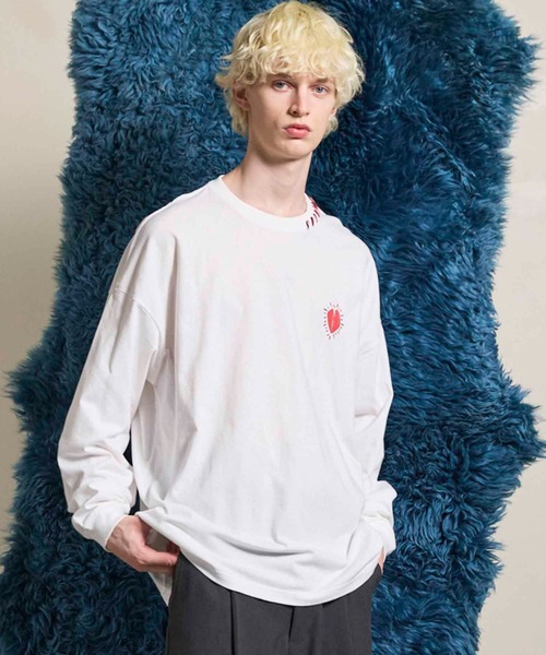 MAISON SPECIAL(メゾンスペシャル)の「《UNISEX》Nuance Graphics Hand Stitching Long Sleeve TEE/ニュアンスグラフィックハンドステッチロングスリーブTシャツ【MAISON SPECIAL/メゾンスペシャル】(Tシャツ/カットソー・メンズ・その他6/その他1/その他5/その他3/その他2/その他8/その他7/その他4・1/0/2)」の2枚目の写真