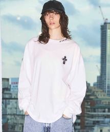 《UNISEX》Nuance Graphics Hand Stitching Long Sleeve TEE/ニュアンスグラフィックハンドステッチロングスリーブTシャツ【MAISON SPECIAL/メゾンスペシャル】