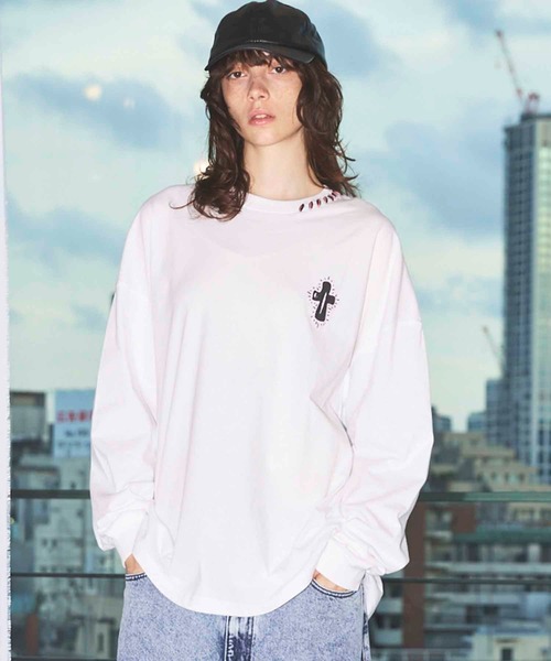 MAISON SPECIAL(メゾンスペシャル)の「《UNISEX》Nuance Graphics Hand Stitching Long Sleeve TEE/ニュアンスグラフィックハンドステッチロングスリーブTシャツ【MAISON SPECIAL/メゾンスペシャル】(Tシャツ/カットソー・メンズ・その他6/その他1/その他5/その他3/その他2/その他8/その他7/その他4・1/0/2)」の3枚目の写真