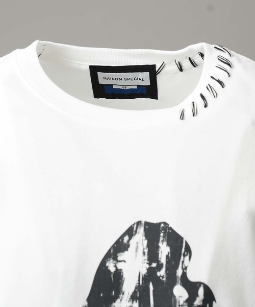 MAISON SPECIAL(メゾンスペシャル)の「《UNISEX》Nuance Graphics Hand Stitching Long Sleeve TEE/ニュアンスグラフィックハンドステッチロングスリーブTシャツ【MAISON SPECIAL/メゾンスペシャル】(Tシャツ/カットソー・メンズ・その他6/その他1/その他5/その他3/その他2/その他8/その他7/その他4・1/0/2)」の21枚目の写真