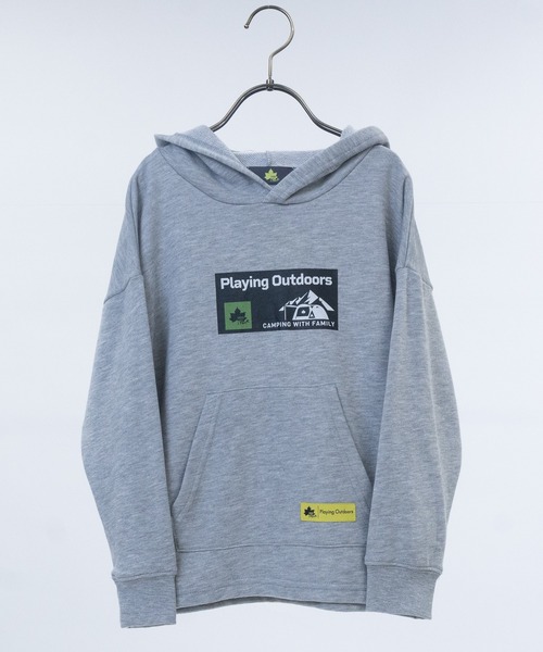 ロゴス LOGOS アウトドア LOGOS パーカー #34210 杢グレー L 34210232
