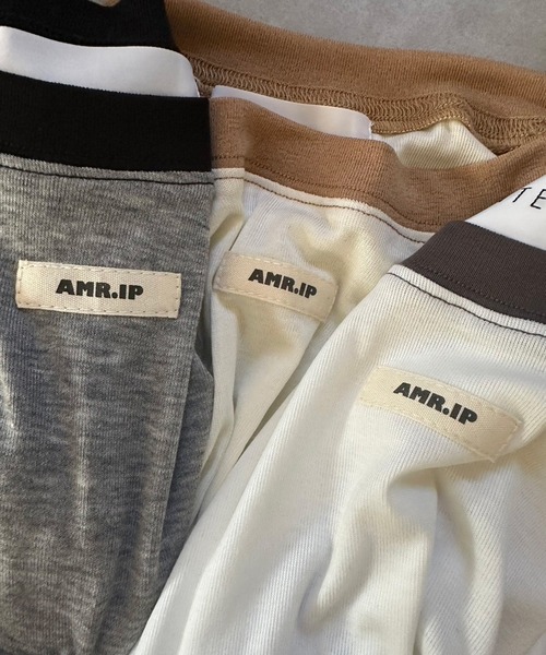 INTERPLAY（インタープレイ）の「【INTERPLAY x AYA】Loose Raglan Tee（Tシャツ/カットソー・レディース・グレー/アイボリー/ホワイト・FREE）」の18枚目の写真