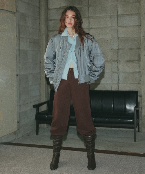 ad thie(アドティエ)の「シャギーニット ポロカーディガン(カーディガン/ボレロ・レディース・オフホワイト/ライトブルー/ブラック・FREE)」の18枚目の写真