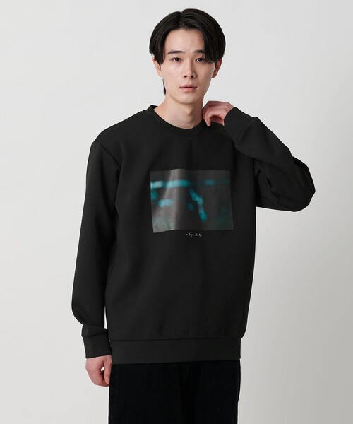A DAY IN THE LIFE UNITED ARROWS（アデイインザライフユナイテッドアローズ）の「DIMプリント ダンボール スウェット＜A DAY IN THE LIFE＞（Tシャツ/カットソー・メンズ・ブラック/ホワイト・M/L）」の2枚目の写真