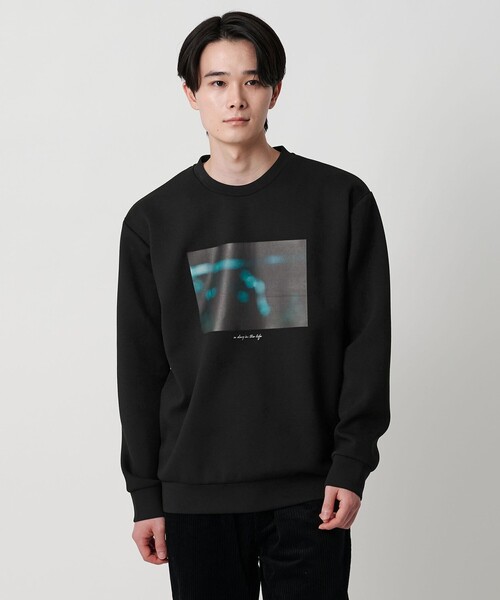 A DAY IN THE LIFE UNITED ARROWS（アデイインザライフユナイテッドアローズ）の「DIMプリント ダンボール スウェット＜A DAY IN THE LIFE＞（Tシャツ/カットソー・メンズ・ブラック/ホワイト・M/L）」の3枚目の写真