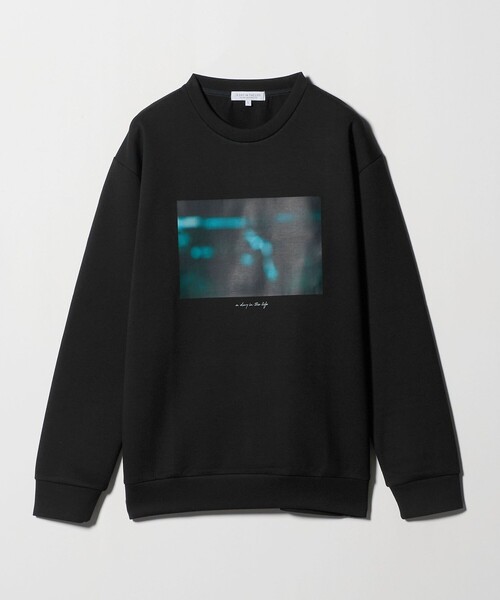 A DAY IN THE LIFE UNITED ARROWS（アデイインザライフユナイテッドアローズ）の「DIMプリント ダンボール スウェット＜A DAY IN THE LIFE＞（Tシャツ/カットソー・メンズ・ブラック/ホワイト・M/L）」の6枚目の写真