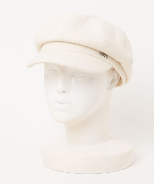 apres jour（アプレジュール）の「【apres jour×ARIAZ】チャームタグ付きキャスケット（キャスケット・レディース・ブラック/オフホワイト・FREE）」の5枚目の写真