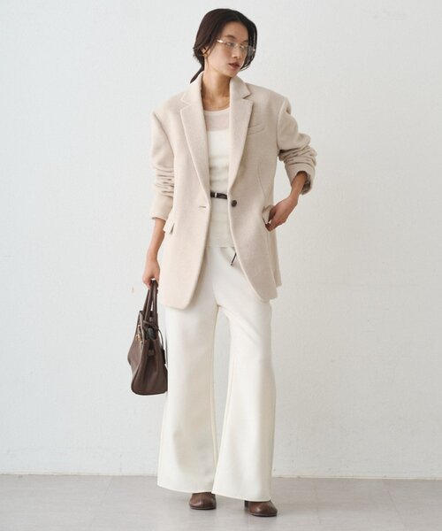 シャギージャケットコート（その他アウター）｜LOUNGEDRESS（ラウンジ