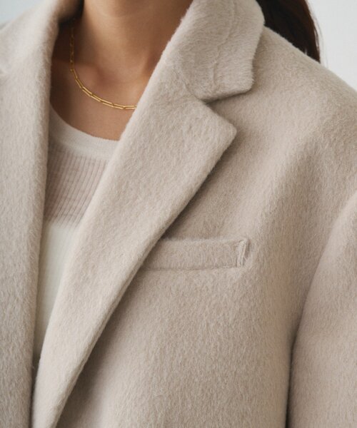 シャギージャケットコート（その他アウター）｜LOUNGEDRESS（ラウンジ