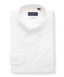 SUIT SQUARE（スーツスクエア）の「長袖ワイシャツ ノンアイロン ボタンダウンカラー 織柄 ドレスシャツ（ビジネスシャツ）」