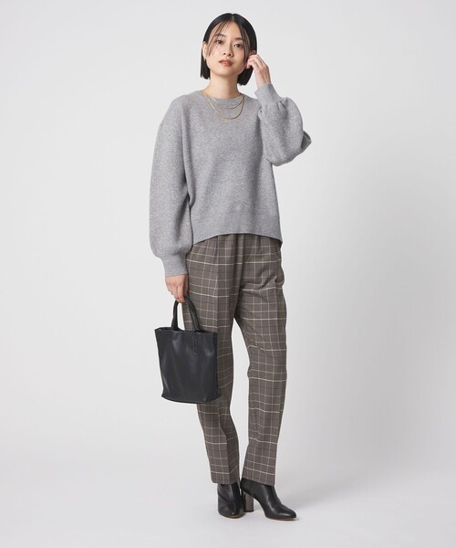 セール】裏起毛 タックイージー テーパードパンツ ‐ウォッシャブル‐＜A