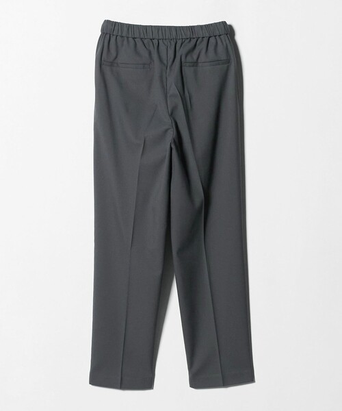 アデイインザライフ　パンツスーツ　薄手　ストレッチ　ダークグレー　38　M相当 セール】裏起毛 タックイージー テーパードパンツ ‐ウォッシャブル‐＜A