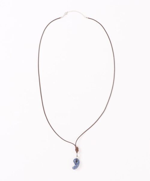 チャイハネ（チャイハネ）の「【チャイハネ】勾玉メンズネックレス（ネックレス・メンズ・ブラウン/ブルー/ターコイズブルー・FREE）」の6枚目の写真