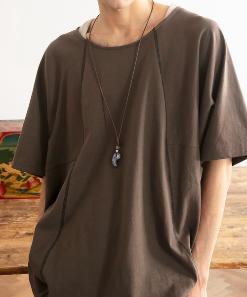 チャイハネ（チャイハネ）の「【チャイハネ】勾玉メンズネックレス（ネックレス・メンズ・ブラウン/ブルー/ターコイズブルー・FREE）」の7枚目の写真