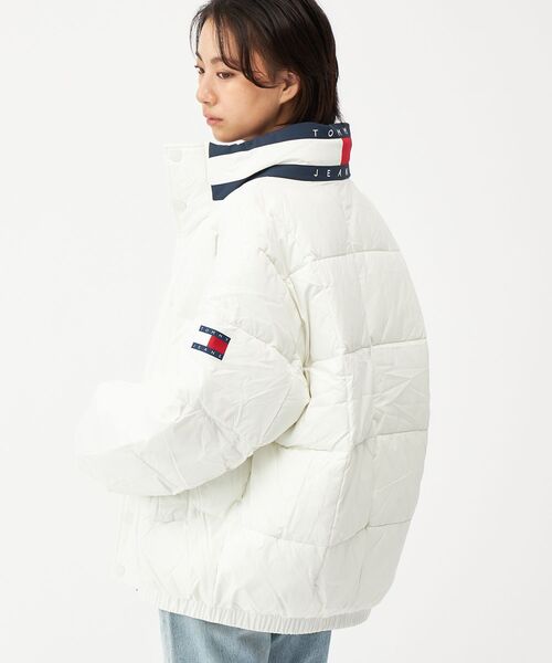 tommy jeans（トミー ジーンズ）の「DNAカラーパッファジャケット（ダウンジャケット/コート・メンズ・ネイビー/ホワイト・LARGE/SMALL/X-LARGE/MEDIUM）」の17枚目の写真