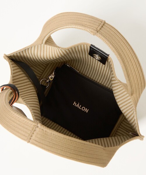 hALON（アーロン）の「＜hALON＞ストライプ ニット トートバッグS（トートバッグ・メンズ・ブラック/ブラウン系/ナチュラル/ダークグリーン・FREE）」の22枚目の写真