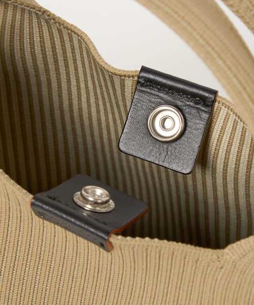 hALON（アーロン）の「＜hALON＞ストライプ ニット トートバッグS（トートバッグ・メンズ・ブラック/ブラウン系/ナチュラル/ダークグリーン・FREE）」の17枚目の写真