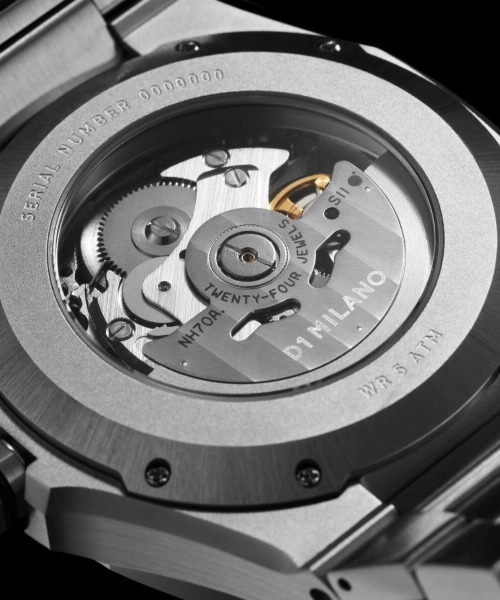 D1 MILANO（ディーワンミラノ）の「「D1 MILANO/ディーワン ミラノ」スケルトン リスタイリング 自動巻き（アナログ腕時計・メンズ・シルバー系/ガンメタ/ゴールド系・FREE）」の14枚目の写真