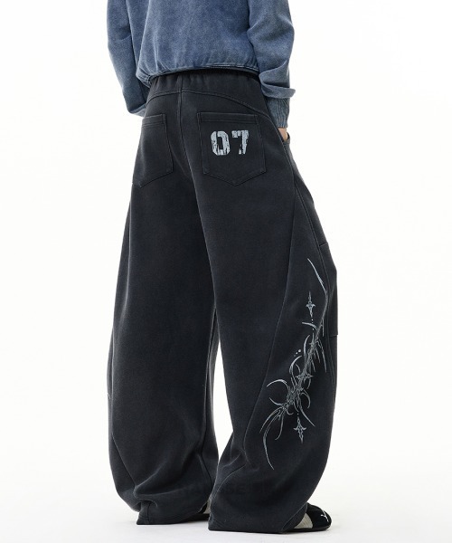 mushwear(マッシュウェア)の「07ワイドスウェットパンツ(スウェットパンツ・メンズ・ブラック・MEDIUM/LARGE/X-LARGE)」の11枚目の写真