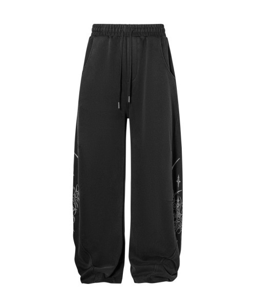 mushwear(マッシュウェア)の「07ワイドスウェットパンツ(スウェットパンツ・メンズ・ブラック・MEDIUM/LARGE/X-LARGE)」の13枚目の写真