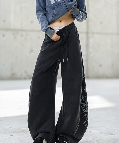 mushwear(マッシュウェア)の「07ワイドスウェットパンツ(スウェットパンツ・メンズ・ブラック・MEDIUM/LARGE/X-LARGE)」の20枚目の写真