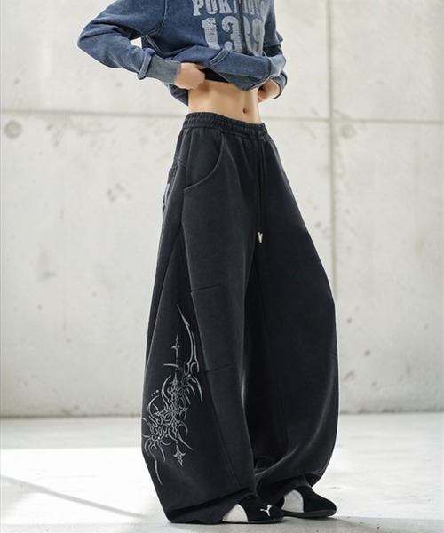 mushwear(マッシュウェア)の「07ワイドスウェットパンツ(スウェットパンツ・メンズ・ブラック・MEDIUM/LARGE/X-LARGE)」の19枚目の写真