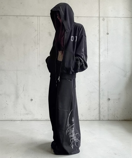 mushwear(マッシュウェア)の「07ワイドスウェットパンツ(スウェットパンツ・メンズ・ブラック・MEDIUM/LARGE/X-LARGE)」の15枚目の写真