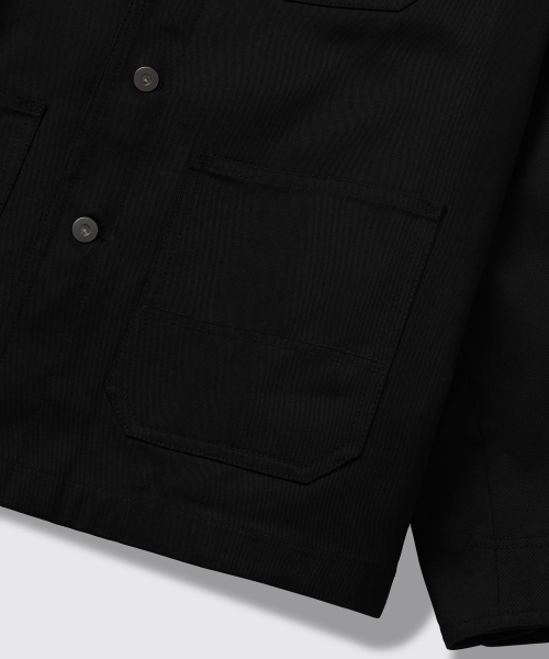 MUSINSA STANDARD（ムシンサスタンダード）の「CPツイルチョアジャケット[ブラック]（ミリタリージャケット・メンズ・その他・MEDIUM/LARGE/X-LARGE/XX-LARGE）」の8枚目の写真