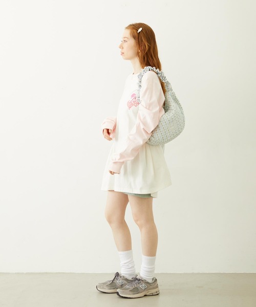 MILKFED.(ミルクフェド)の「MELTY CHERRY BIG TOP(Tシャツ/カットソー・レディース・オフホワイト/オートミール/ホワイト・ONE SIZE)」の10枚目の写真