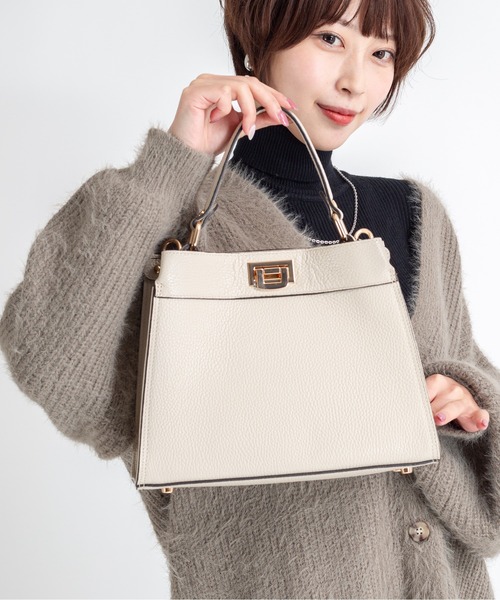 GIANNI NOTARO（ジャンニノターロ）の「【GIANNI NOTARO 】ハンドバッグ　ショルダーバッグ　本革（ショルダーバッグ・レディース・ベージュ系その他/ブラウン/ベージュ/ブラック/アイボリー・FREE）」の4枚目の写真