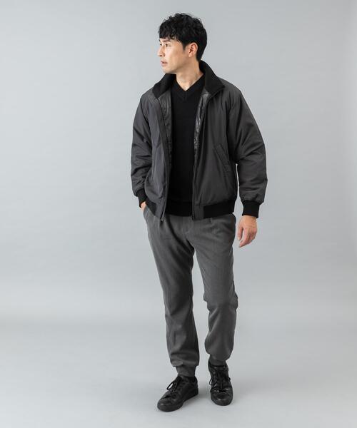 URBAN RESEARCH ROSSO MEN(アーバンリサーチロッソメン)の「『XLサイズあり』NOUVELLE中綿スタンドブルゾン(ブルゾン・メンズ・ブラック/チャコールグレー・X-LARGE/MEDIUM/LARGE)」の9枚目の写真