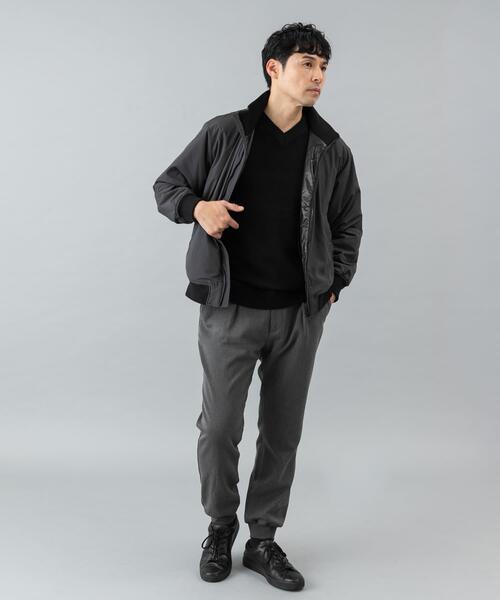 URBAN RESEARCH ROSSO MEN(アーバンリサーチロッソメン)の「『XLサイズあり』NOUVELLE中綿スタンドブルゾン(ブルゾン・メンズ・ブラック/チャコールグレー・X-LARGE/MEDIUM/LARGE)」の10枚目の写真