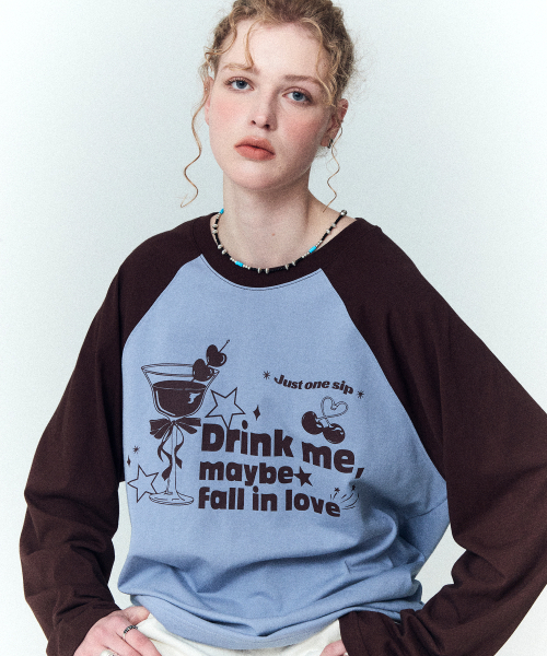 CPGN STUDIO(コンパーニョ)の「チェリーカクテルレグランロングスリーブブラウン(Tシャツ/カットソー・レディース・その他・LARGE)」の1枚目の写真