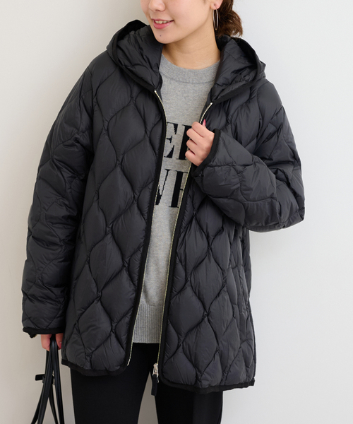 TAION(タイオン)の「《追加》別注【TAION / タイオン】 フードダウンコート(ダウンジャケット/コート・レディース・ブラック/ブラウン/ネイビー・FREE)」の8枚目の写真