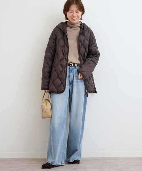 TAION(タイオン)の「《追加》別注【TAION / タイオン】 フードダウンコート(ダウンジャケット/コート・レディース・ブラック/ブラウン/ネイビー・FREE)」の12枚目の写真