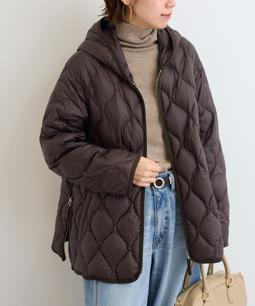 TAION(タイオン)の「《追加》別注【TAION / タイオン】 フードダウンコート(ダウンジャケット/コート・レディース・ブラック/ブラウン/ネイビー・FREE)」の18枚目の写真