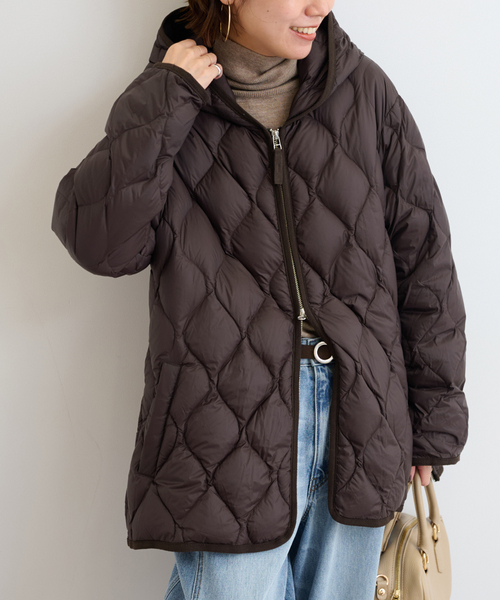 TAION(タイオン)の「《追加》別注【TAION / タイオン】 フードダウンコート(ダウンジャケット/コート・レディース・ブラック/ブラウン/ネイビー・FREE)」の19枚目の写真