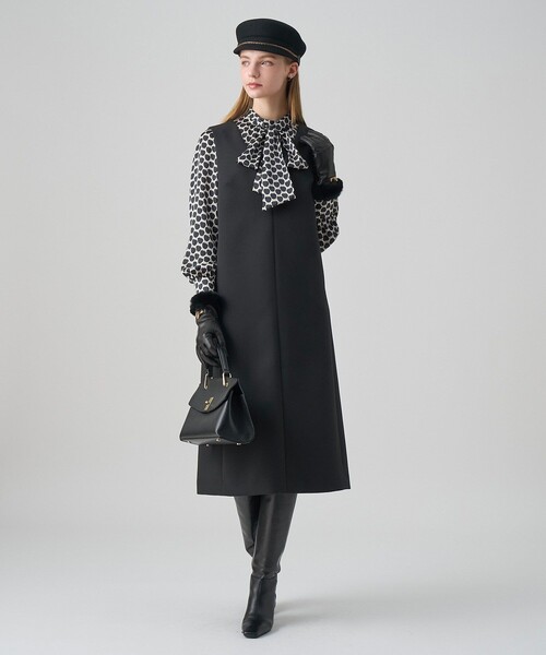 ANAYI ジャンパーワンピース トリプルクロスジャンパー ワンピース（ワンピース）｜ANAYI（アナイ