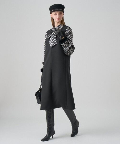 トリプルクロスジャンパー ワンピース（ワンピース）｜ANAYI（アナイ