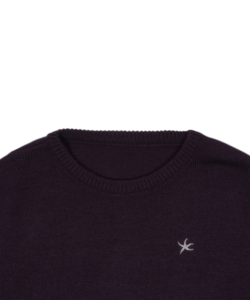 THECOLDESTMOMENT(ザコールデストモーメント)の「TCM starfish mini logo knit (purple)(ニット/セーター・レディース・その他・LARGE/SMALL/MEDIUM)」の4枚目の写真