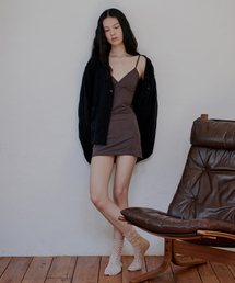 NUAKLE（ヌアクル）の「Camisole Dress_Plum Grey（ワンピース）」