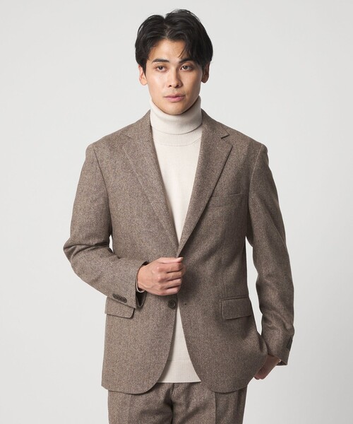 UNITED ARROWS & SONS ベージュ テーラードジャケット UNITED ARROWS & SONS（ユナイテッドアローズアンドサンズ）の