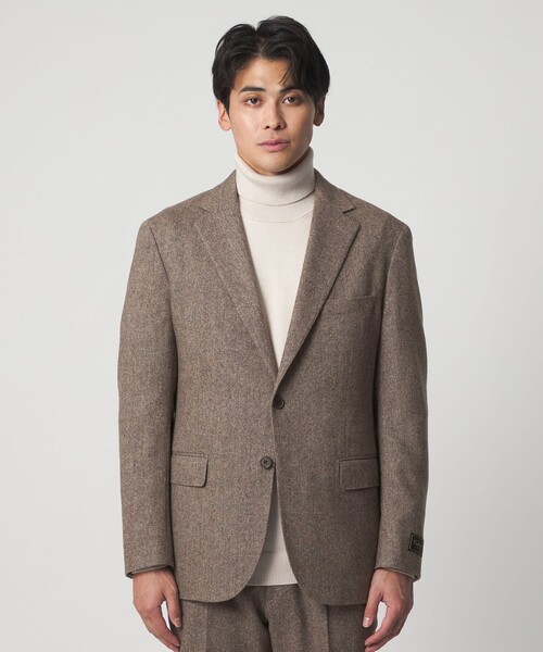 A DAY IN THE LIFE UNITED ARROWS(アデイインザライフユナイテッドアローズ)の「ホームスパン ベージュ テーラードジャケット-セットアップ対応-<A DAY IN THE LIFE>(テーラードジャケット・メンズ・ベージュ・S/L/M/XL)」の5枚目の写真