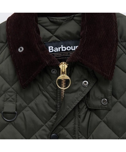 Kinetics（キネティクス）の「Barbour Spey Quilted Blouson（バブアー スペイ キルティング ブルゾン）（ブルゾン・メンズ・オリーブ系・34/36）」の4枚目の写真