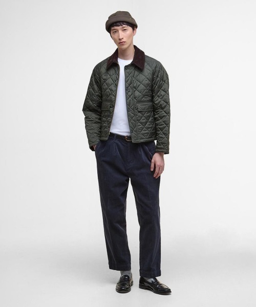 Kinetics（キネティクス）の「Barbour Spey Quilted Blouson（バブアー スペイ キルティング ブルゾン）（ブルゾン・メンズ・オリーブ系・34/36）」の11枚目の写真